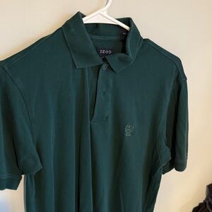 IZOD Men's Dark Green Polo Shirt
